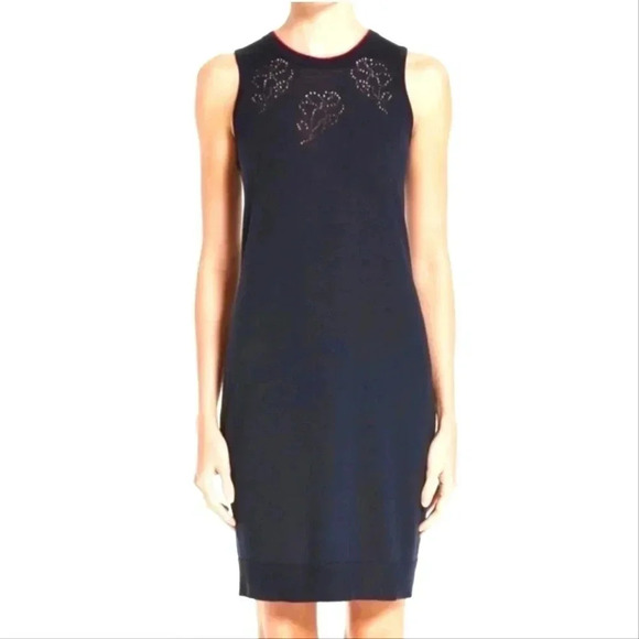 Rag & Bone Navy and red Sleeveless Knit Dress - Picture 1 of 8